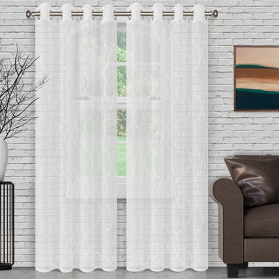 White Sheer Curtains You Ll Love In 2020 Wayfair
